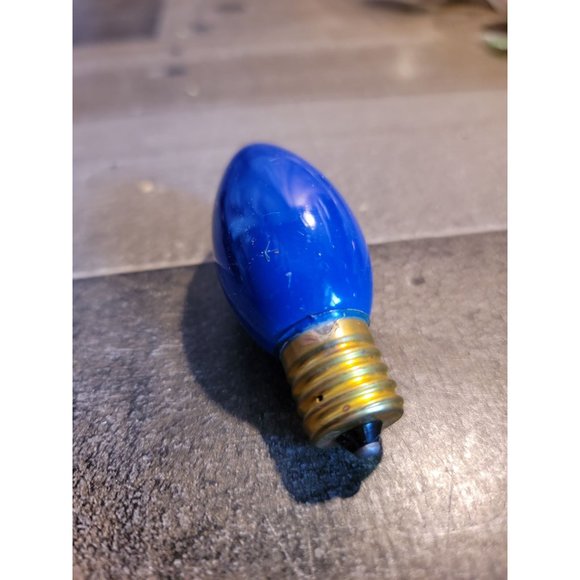 Blue light bulb xmas - Picture 2 of 4